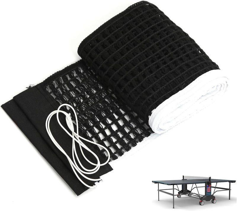 Fevbcnrj Ping Pong Net Compatible with Kettler, 70 Inch Replacement Ping Pong Net for Any Table, String Tension Table Tennis Nets, Portable and Easy Setup, Nylon, for Indoor and Outdoor Tables - Image 1